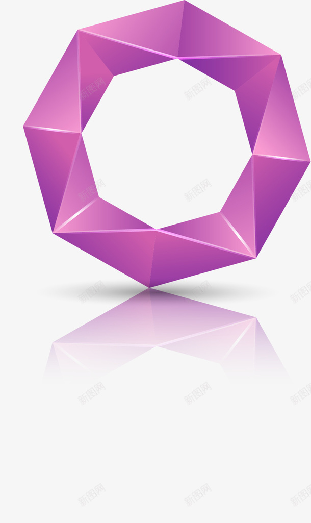 彩色几何装饰图案矢量图eps免抠素材_88icon https://88icon.com 几何 紫色 装饰 矢量图