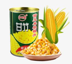 玉米棒玉米仁玉米罐头素材