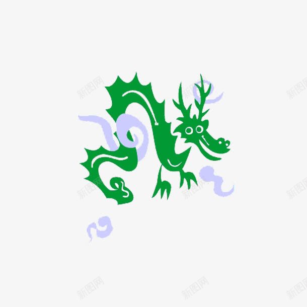 手绘龙图案png免抠素材_88icon https://88icon.com 动物 卡通 图案 手绘 龙