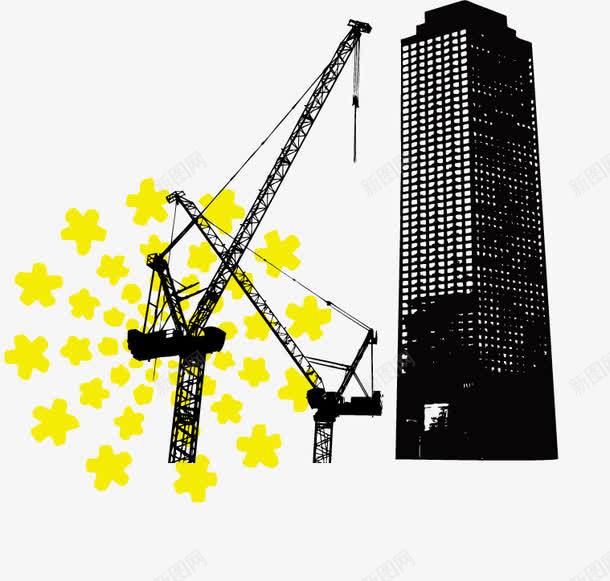 房屋建筑矢量图ai免抠素材_88icon https://88icon.com banner装饰 城市 城市景观设计 房屋建筑 房屋施工 矢量图