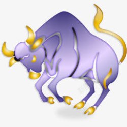 taurus公牛金牛座星座Zodiacicons图标高清图片