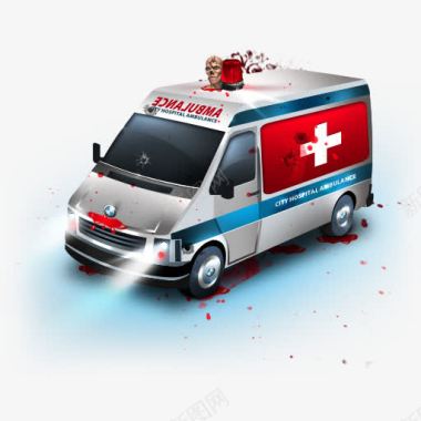 Ambulance僵尸救护车车僵尸救护车图标图标