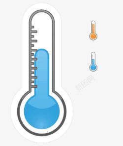 不同温度计矢量图素材