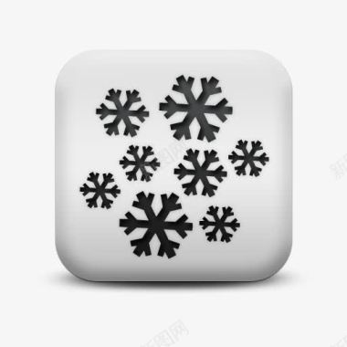 冰晶雪花素材图片图片磨砂白广场图标自然奇迹雪花自然图标
