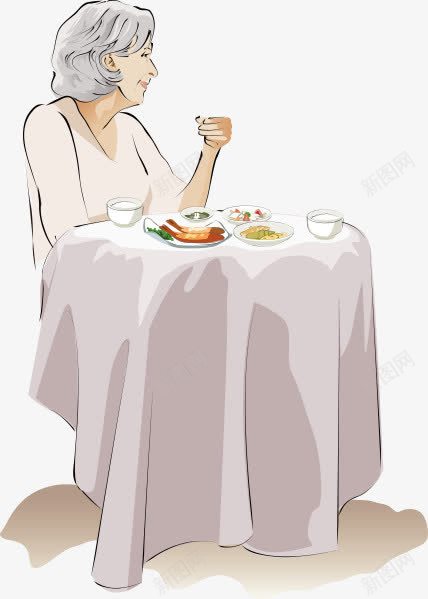 吃饭的女人png免抠素材_88icon https://88icon.com 人物 人物插画 卡通人物 吃饭 女人 孤单 寂寞 插画