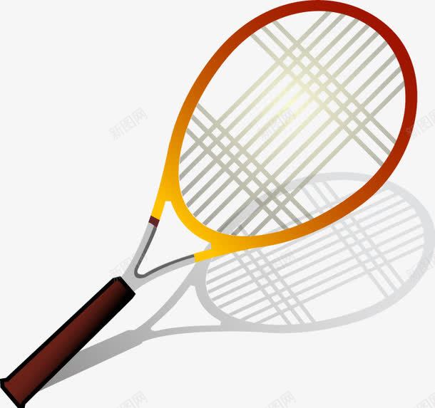 网球拍png免抠素材_88icon https://88icon.com 手绘 网球拍 运动