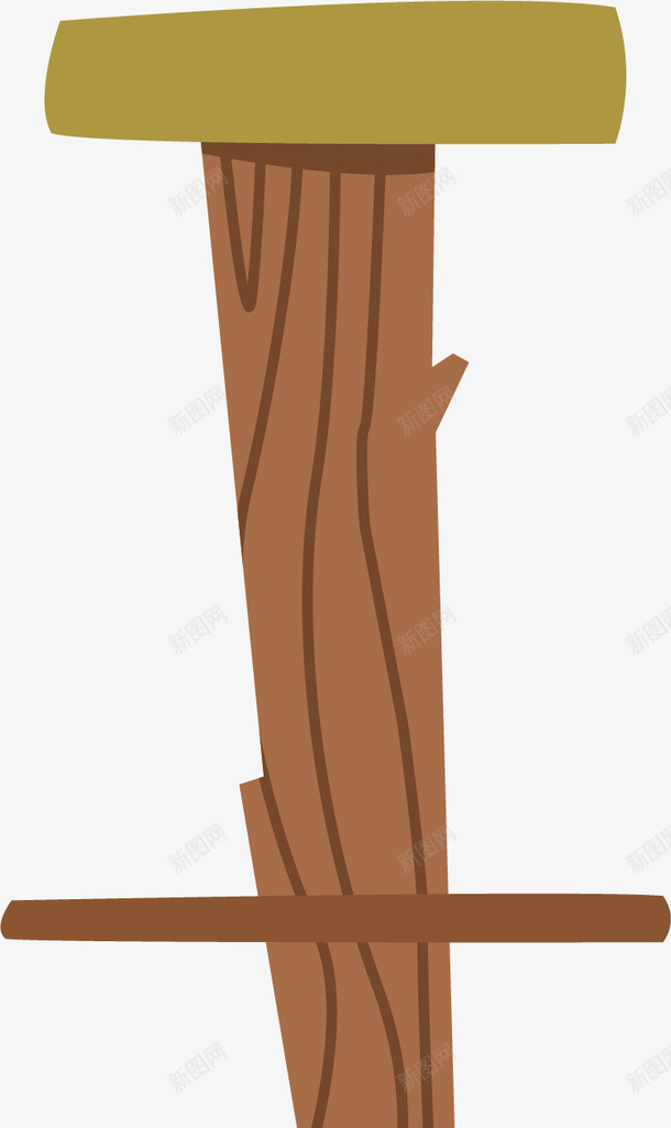 水彩棕色树干矢量图ai免抠素材_88icon https://88icon.com 创意 卡通 手绘 树干 棕色 水彩 设计 矢量图