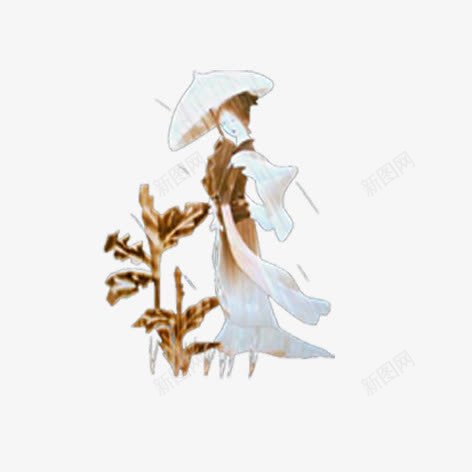 古典装饰图案png免抠素材_88icon https://88icon.com 中国风元素 仕女 古代仕女图 古典艺术插画 古典装饰图案