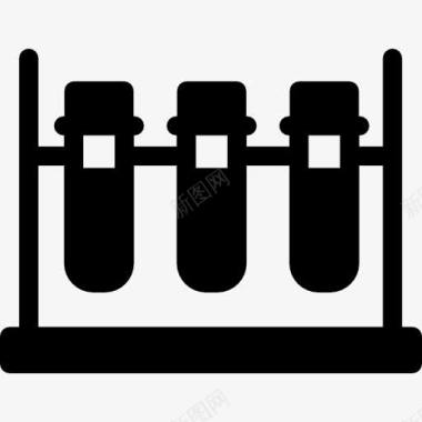 科学小实验三试管图标图标