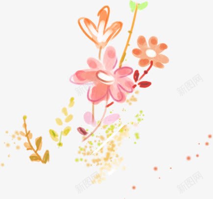 春天彩色花朵植物装饰png免抠素材_88icon https://88icon.com 彩色 春天 植物 花朵 装饰