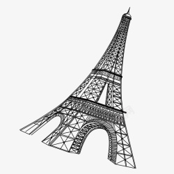 巴黎铁塔矢量图素材