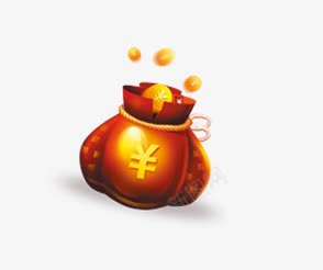 钱袋金币png免抠素材_88icon https://88icon.com 金币 钱袋