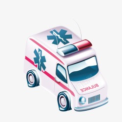 救护车玩具素材