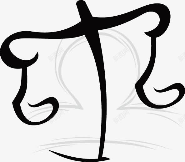 天秤座矢量图ai免抠素材_88icon https://88icon.com 天秤座 星座 矢量图