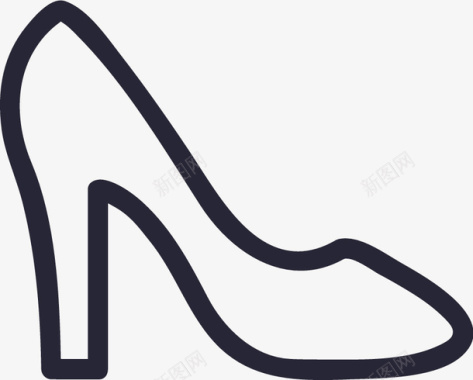 鞋品矢量图图标图标