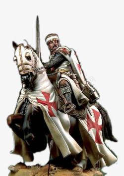 十字军骑士雕塑素材