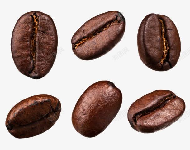 一粒粒的咖啡豆png免抠素材_88icon https://88icon.com 免费PNG 地方特产 泡水 褐色 食物