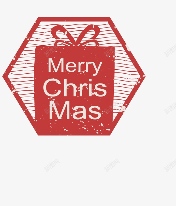 六边形红色圣诞标签矢量图ai免抠素材_88icon https://88icon.com 促销标签 六边形 圣诞促销 圣诞标签 圣诞节 矢量png 矢量图