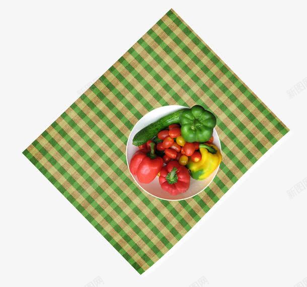 野餐桌布png免抠素材_88icon https://88icon.com 一盆菜 桌布 野餐 食物