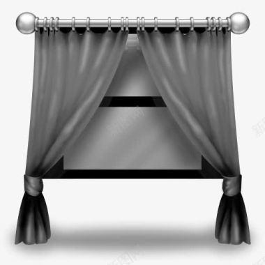 灰色窗帘窗帘curtainsicons图标图标