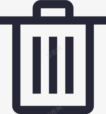 垃圾删除图标清空删除图标图标