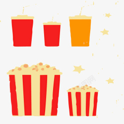 爆米花矢量图素材