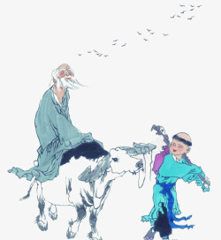 写意人物画素材