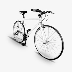 灰色自行车骑行元素素材