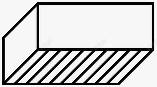 线条组成的四边形图标图标