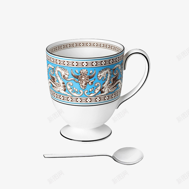 欧式风格咖啡杯png免抠素材_88icon https://88icon.com 产品实物图 勺子 咖啡杯 欧式风格