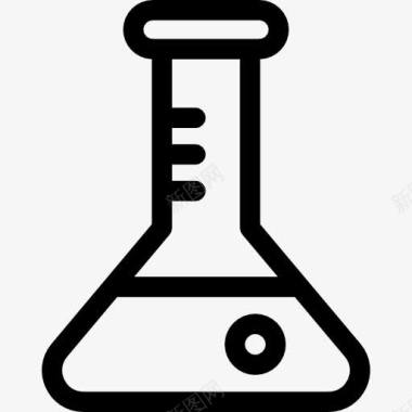 酸奶瓶科学图标图标