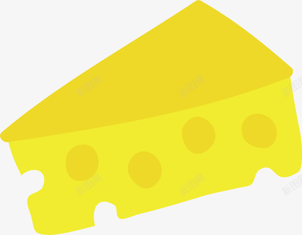 美味的奶酪矢量图ai免抠素材_88icon https://88icon.com 卡通手绘 奶酪 气孔 诱人 食物 黄色 矢量图