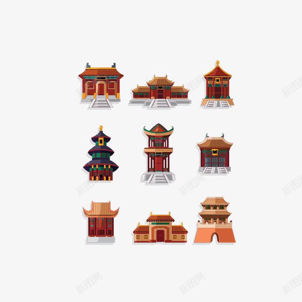 古典大殿png免抠素材_88icon https://88icon.com 中国风 卡通 古典 建筑