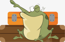 卡通手机壳青蛙图案素材