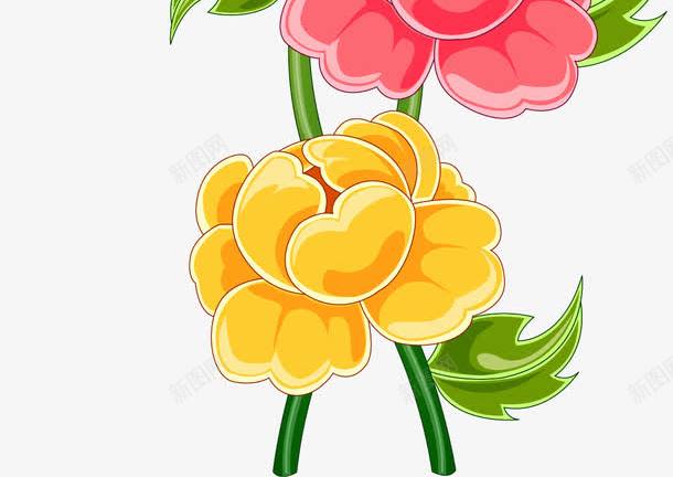 彩色花朵植物装饰美景png免抠素材_88icon https://88icon.com 彩色 植物 美景 花朵 装饰