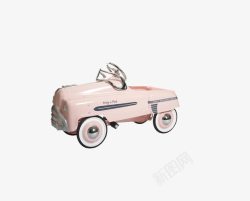 粉红色玩具车素材