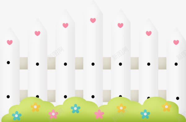 围栏卡通png免抠素材_88icon https://88icon.com 可爱围栏 围栏 栏栅 篱笆