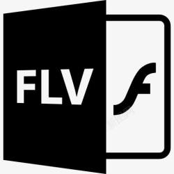 Flash格式FLVFlash文件扩展接口符号图标高清图片