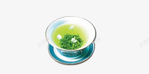 一碗茶水psd免抠素材_88icon https://88icon.com 一碗茶 喝茶 盖碗茶 绿茶 茶 茶水