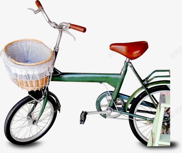 可爱卡通手绘绿色自行车png免抠素材_88icon https://88icon.com 卡通 可爱 绿色 自行车