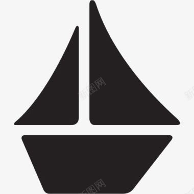 船旅程休息船运输位置固图标图标