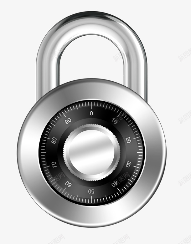 金属密码锁png免抠素材_88icon https://88icon.com 刻度 密码 密码锁 金属