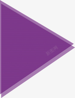 紫色不规则图形化素材