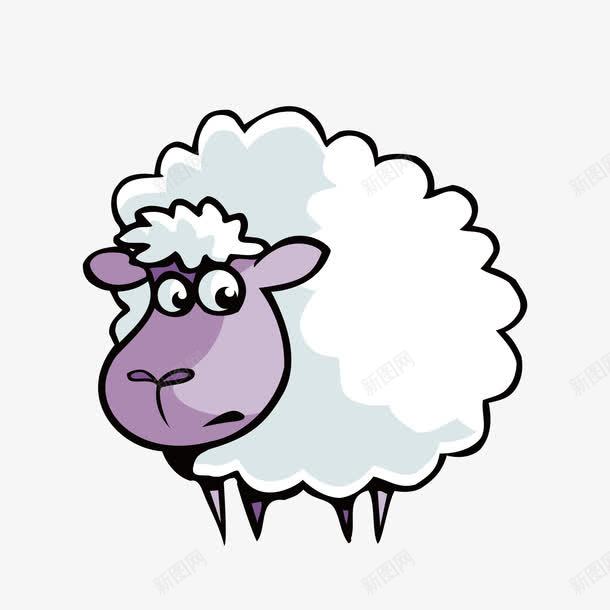 动漫小羊png免抠素材_88icon https://88icon.com 一只 卡通 可爱 小羊 手绘 棕色 白色 羊毛