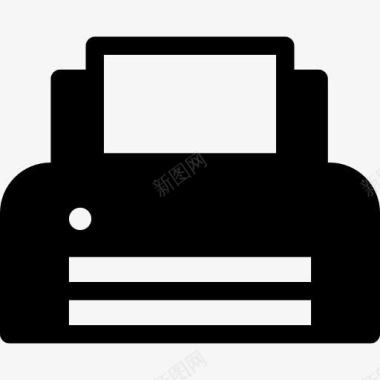 打印机打印机纸图标图标