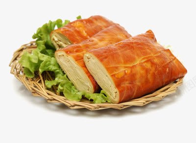 一碟豆干png免抠素材_88icon https://88icon.com 豆腐 酱色 青菜