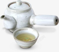 白色古典茶水陶瓷素材