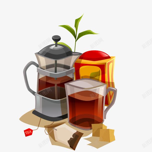 红茶茶杯茶具png免抠素材_88icon https://88icon.com 红茶茶具矢量素材 红茶茶杯 红茶茶杯茶具 红茶茶杯茶具免费png下载