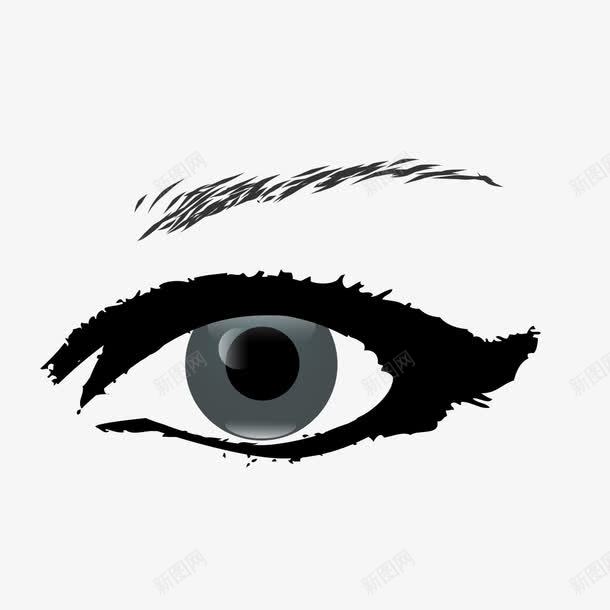 眉毛妹妹png免抠素材_88icon https://88icon.com 一字眉 一线眉 眉毛 眼眉 眼睛 眼睫毛 眼线 美眉舒服