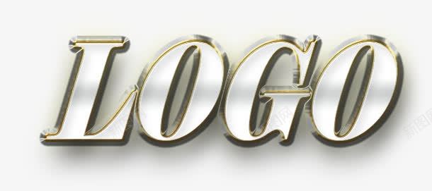 LOGO浮雕效果艺术字图标图标